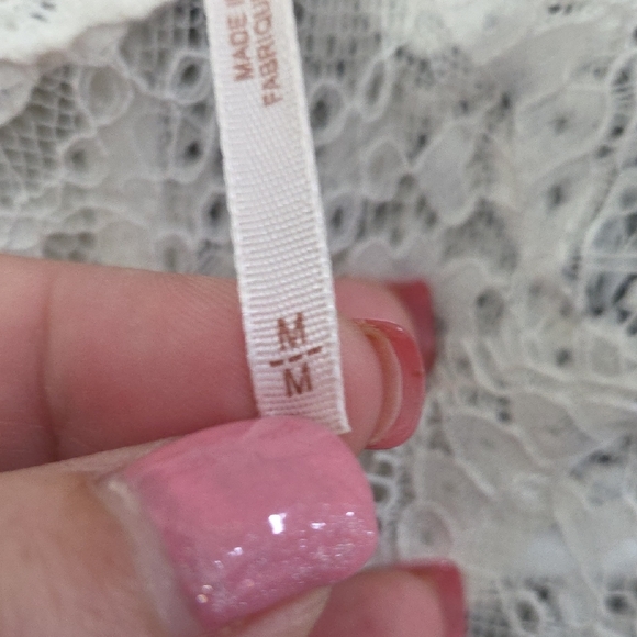 Free People Black and White Lace Mini Dress - Picture 2 of 8